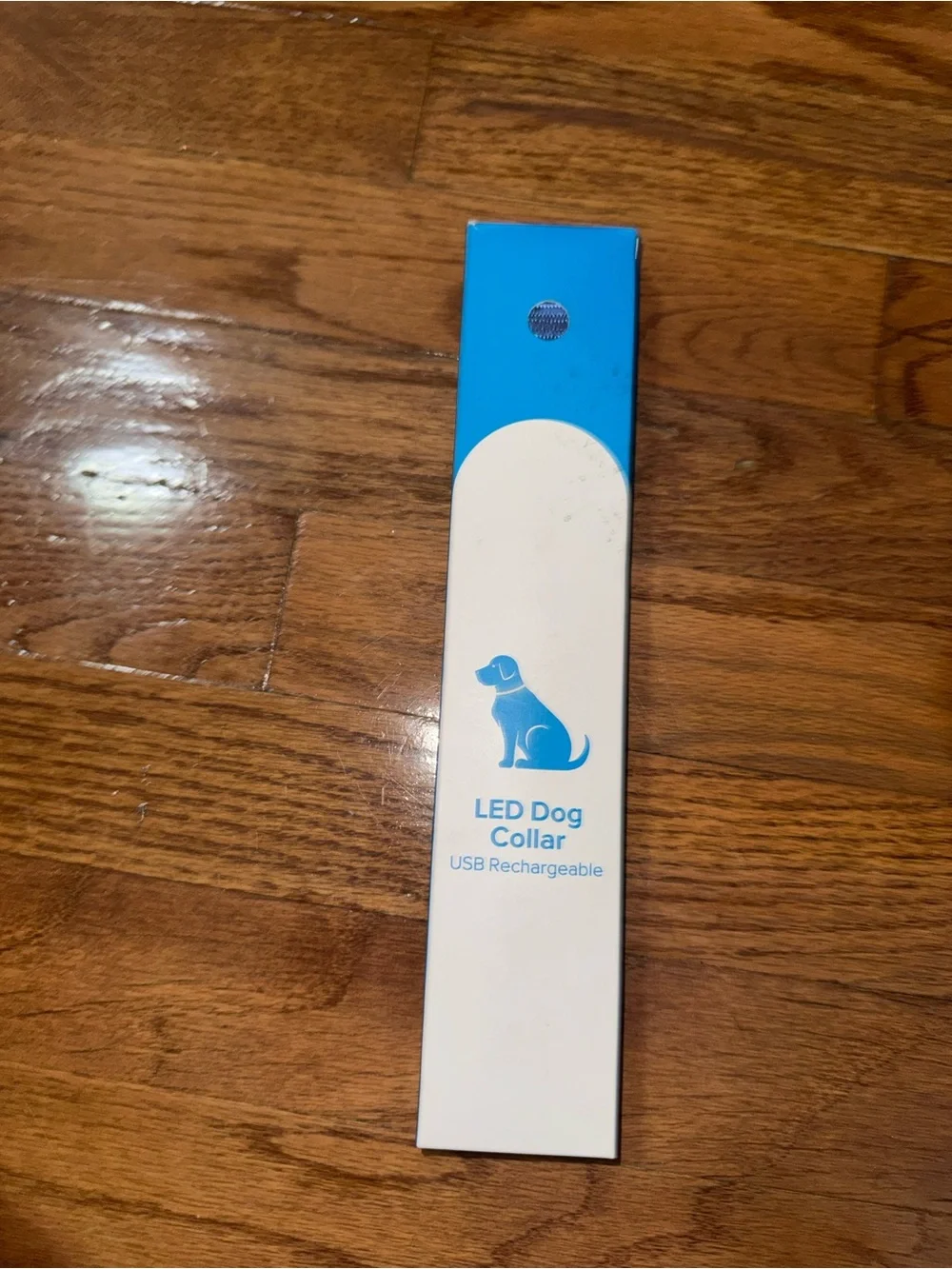 Led Dog Collar, Dog Light Up Collar,For Night Walking (Blue, Medium) Adjustable,